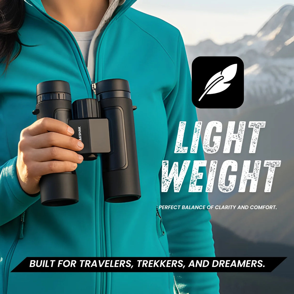 VANRAKSHAK DRISHTI 10X42 BINOCULARS | BIRD WATCHING, WILDLIFE & SAFARI | WATERPROOF