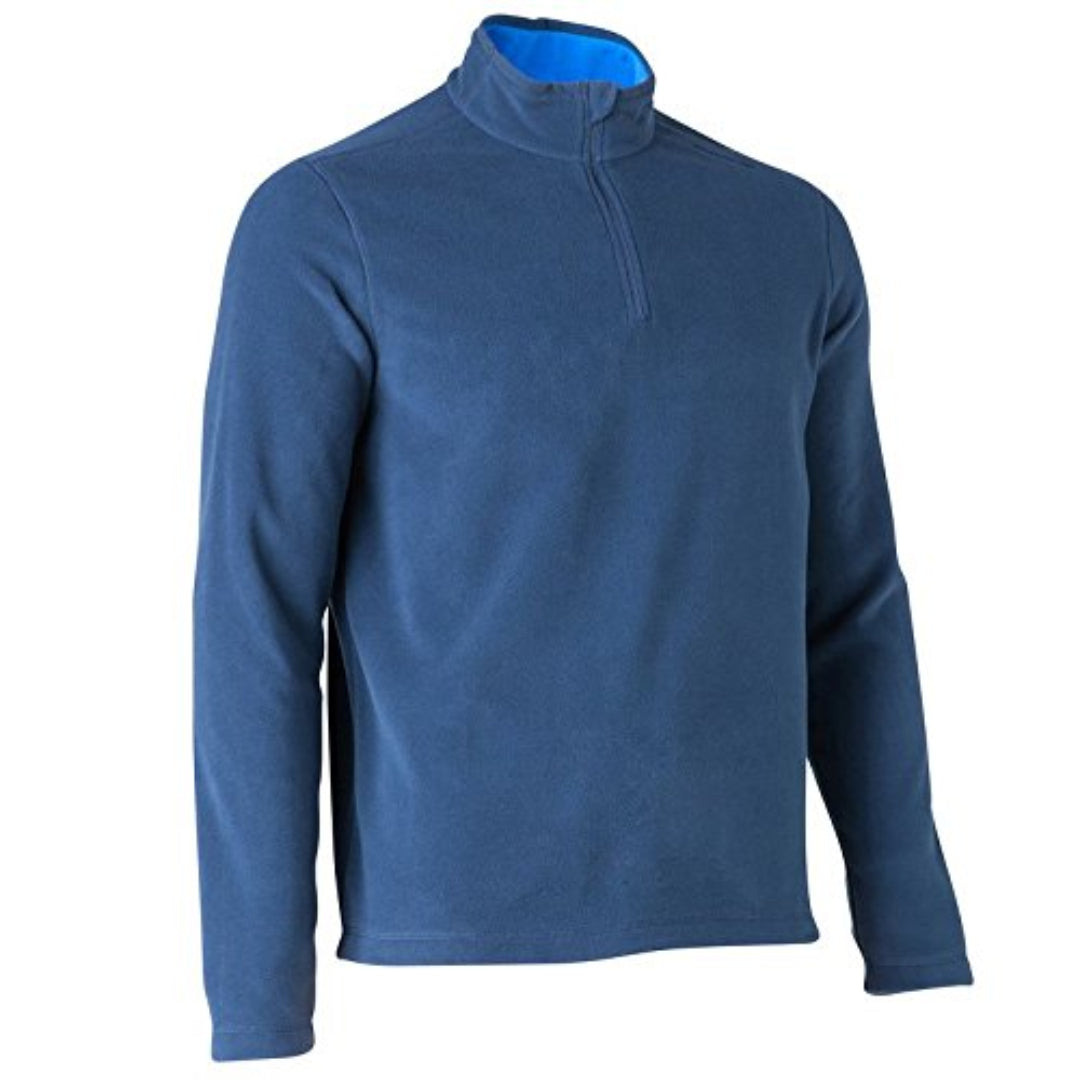 QUECHUA MENS FORCLAZ 50 FLEECE-D NAVY