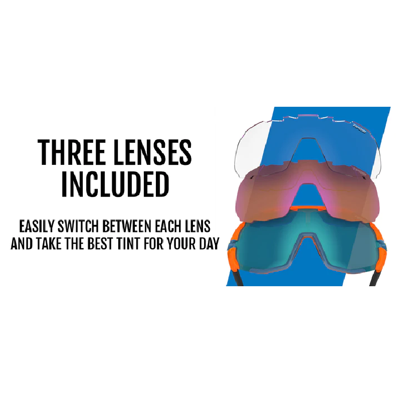 TIFOSI SLEDGE CRYSTAL ORANGE