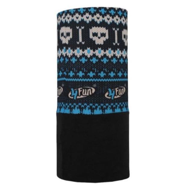 4FUN POLARTEC SKULL-BLUE/BLACK - Stepin Adventure #