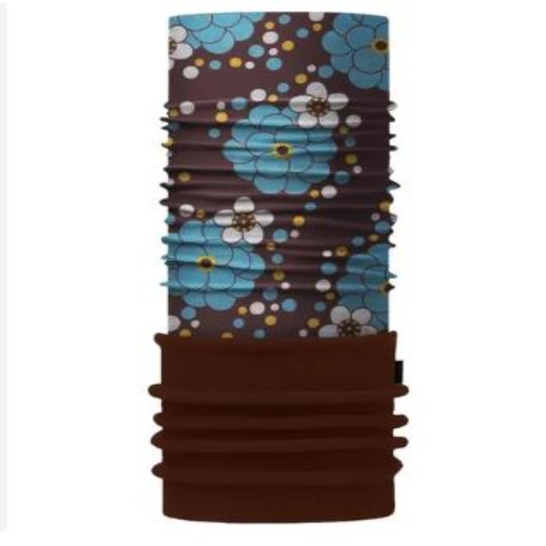 4FUN MULTIFUNCTIONAL SCARF POLARTEC-CONFETTI/BROWN - Stepin Adventure #