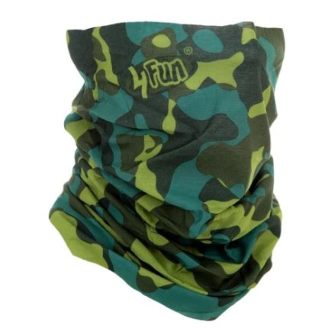 4FUN MULTIFUNCTIONAL SCARF POLARTEC CAMU GREEN - Stepin Adventure #