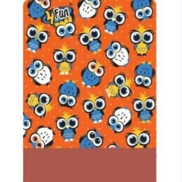 4FUN -SCARF POLARTEC KID-OWL ORANGE/FOX - Stepin Adventure #
