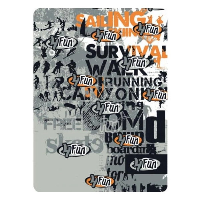 4FUN STD MULTIFUNCTIONAL SCARF -4 FUN-LOGO - Stepin Adventure #