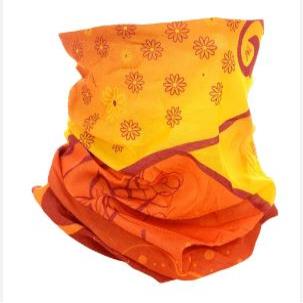 4FUN STD MULTIFUNCTIONAL SCARF YELLOW FLOWER - Stepin Adventure #