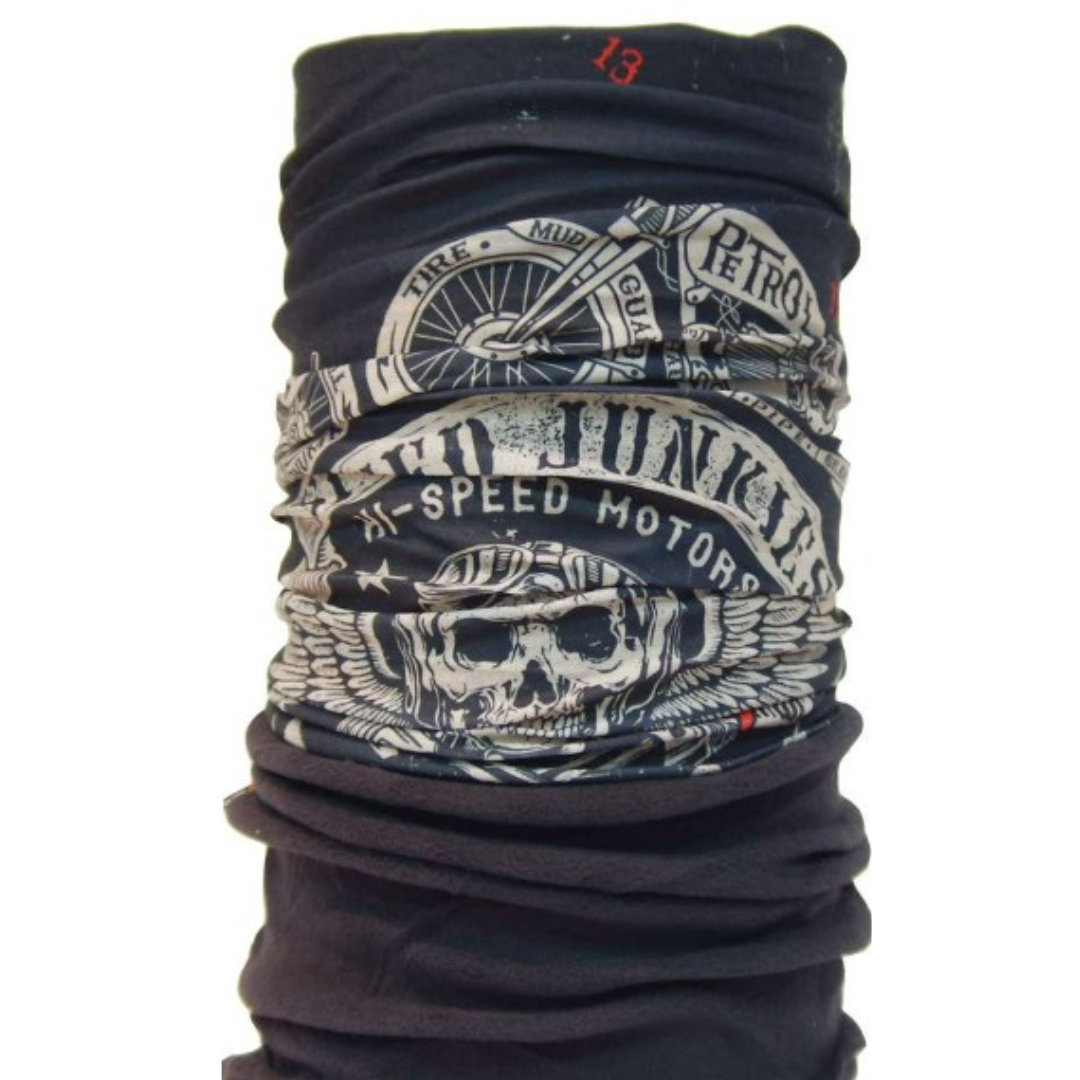 4FUN POLARTEC SKULL-BLUE/BLACK - Stepin Adventure #