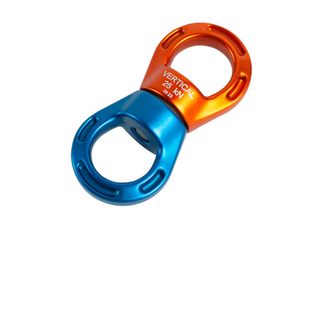 VERTICAL SWIVEL SMALL 25KN-ORANGE/BLUE