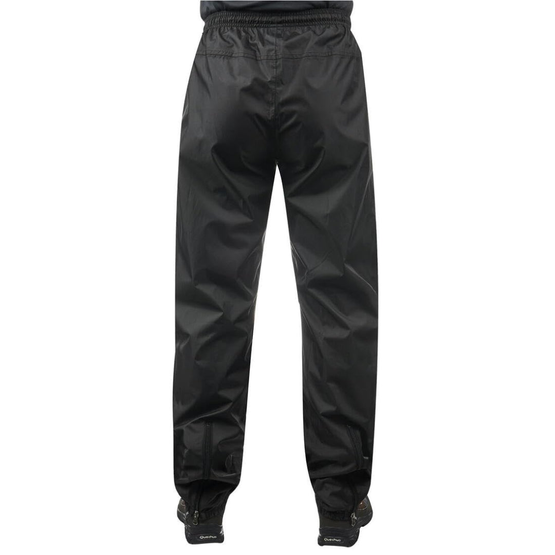 QUECHUA SURPA RAINCUT PANT-BLACK-XL
