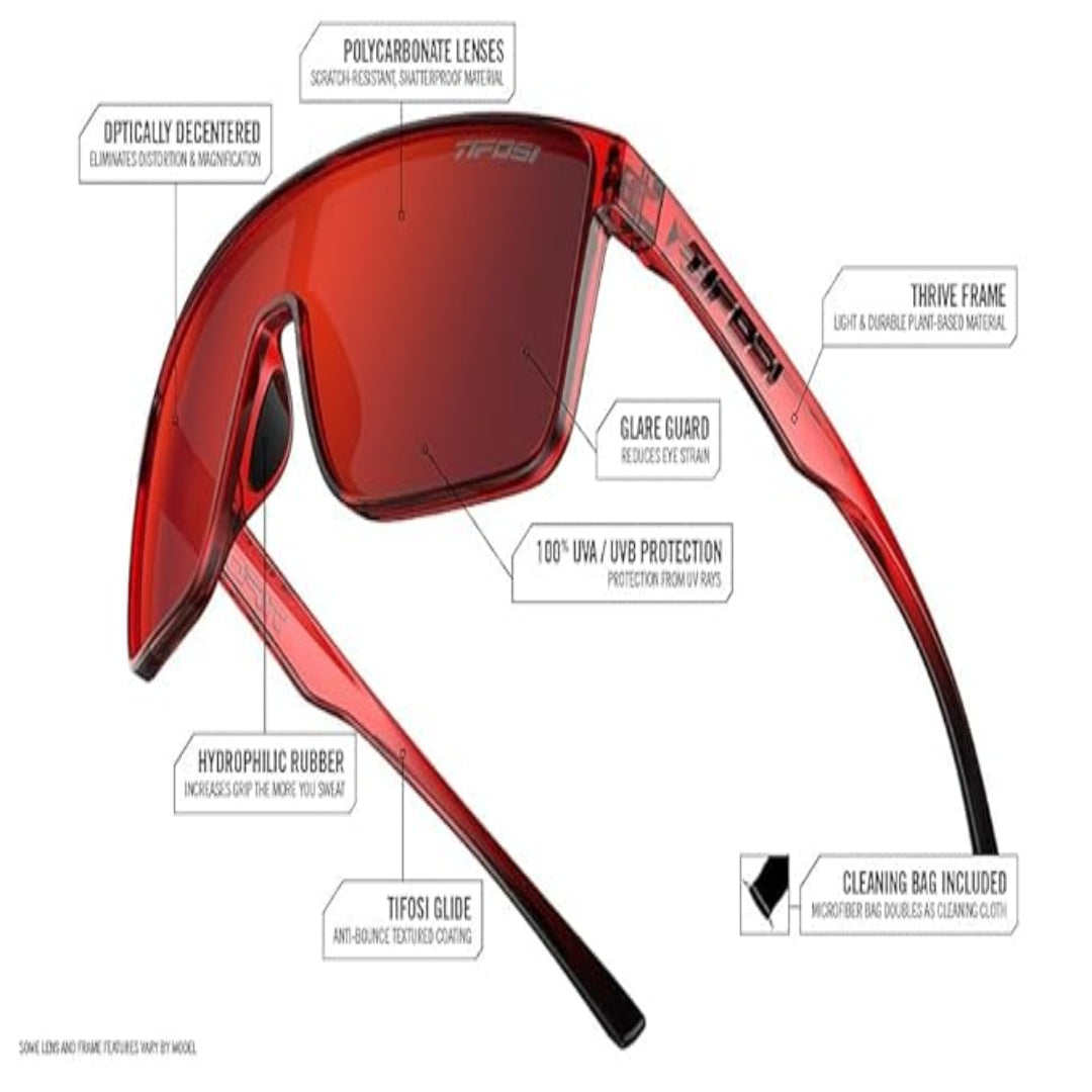 TIFOSI SANCTUM AQUA SHIMMER SUNGLASS