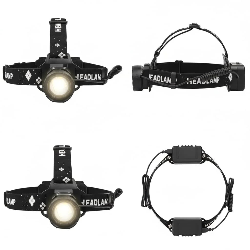 VANRAKSHAK HL-ZT90 LED HEADLAMP FOR CAMPING, HIKING, TREKKING & INDUSTRIAL USE