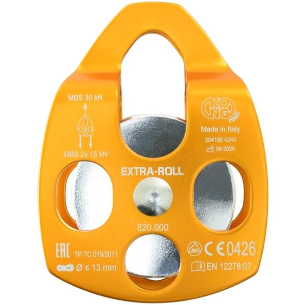 KONG EXTRA ROLL PULLEY-BLACK - Stepin Adventure #