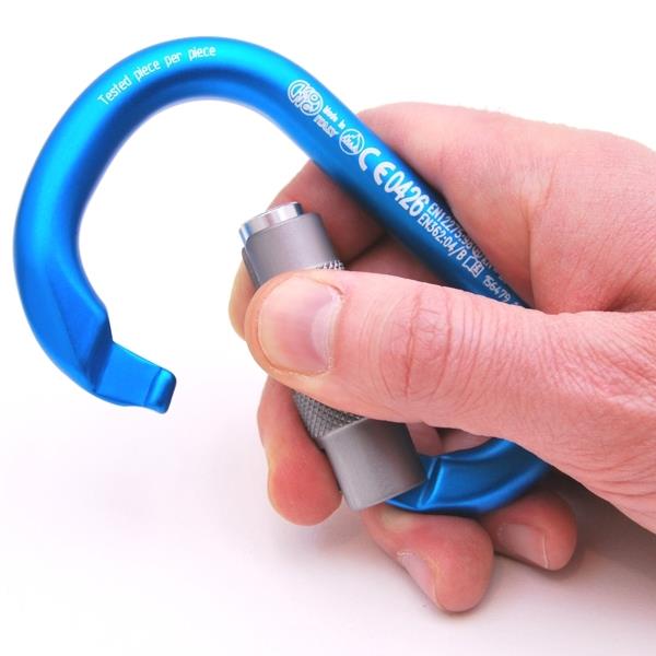 KONG HMS NAPIK TWIST LOCK CARABINER BLUE - Stepin Adventure