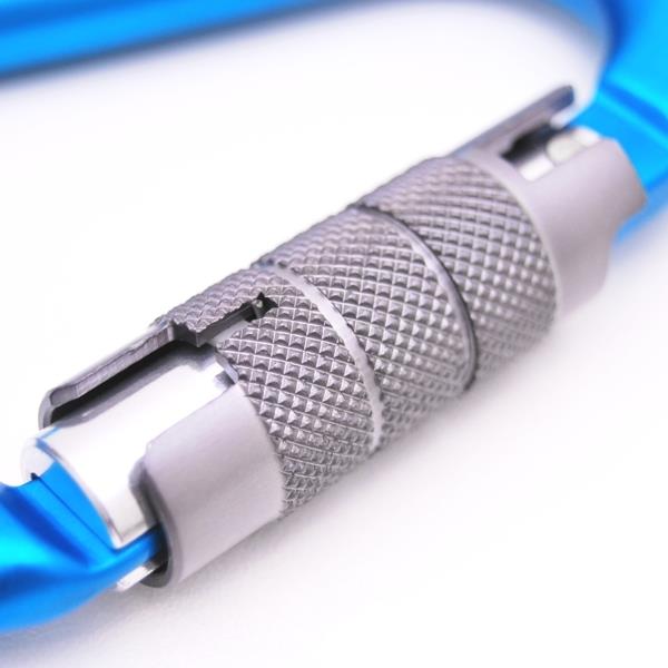 KONG HMS NAPIK TWIST LOCK CARABINER BLUE - Stepin Adventure