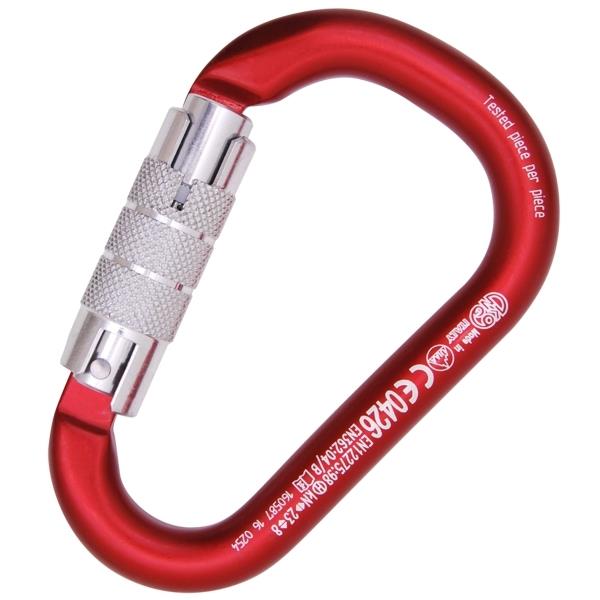 KONG HMS NAPIK TWIST LOCK CARABINER BLUE - Stepin Adventure