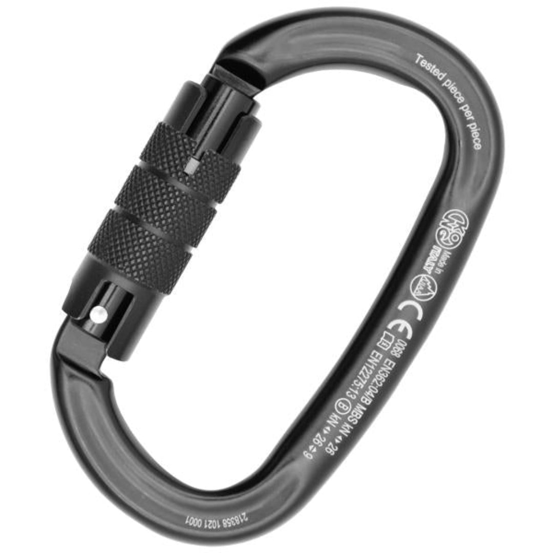 OVALONE ALU TWIST LOCK BLACK
