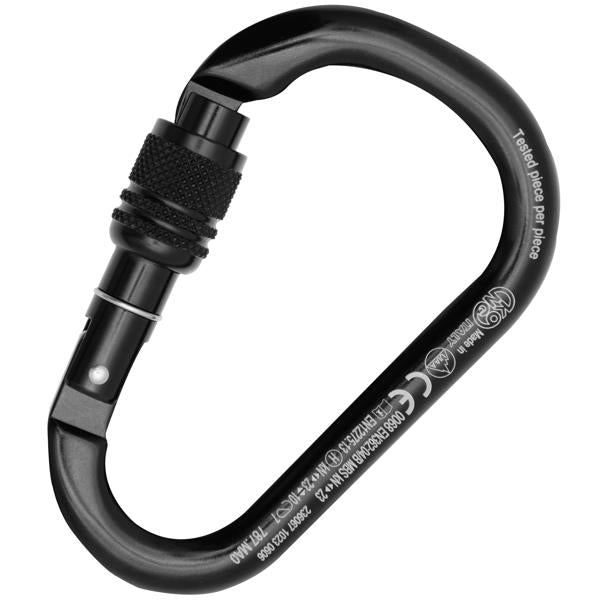 KONG HMS ALU SCREW CARABINER-GREY - Stepin Adventure #