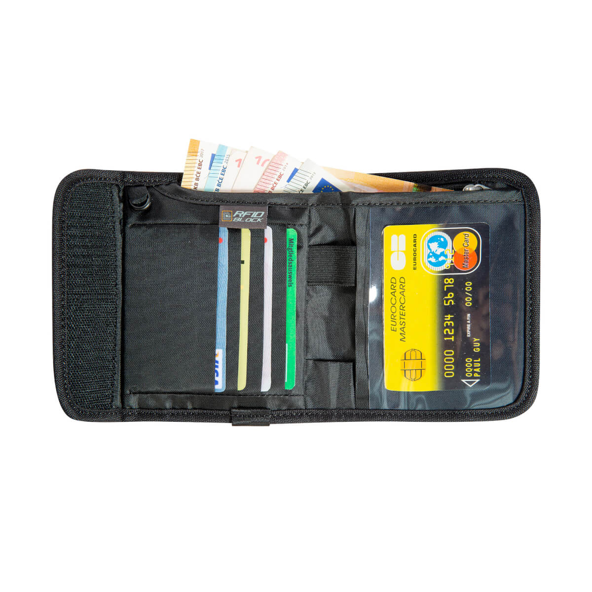 TATONKA EURO WALLET RFID BLOCK-BLACK