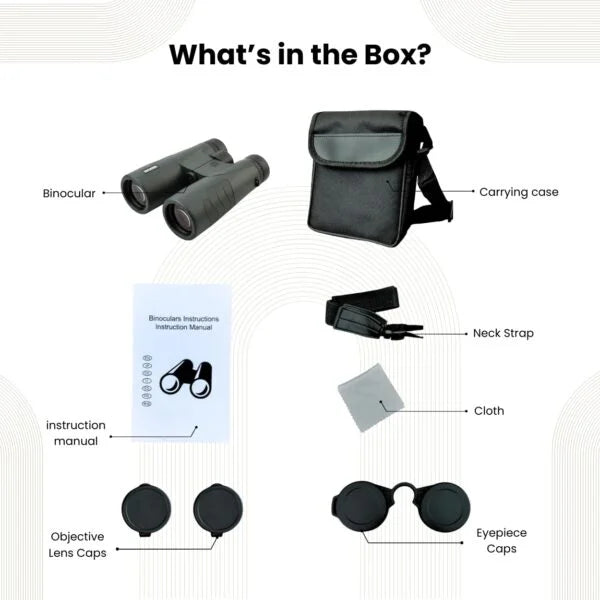 VANRAKSHAK DRISHTI 12X50 BINOCULARS | BIRD WATCHING, WILDLIFE & STARGAZING | WATERPROOF