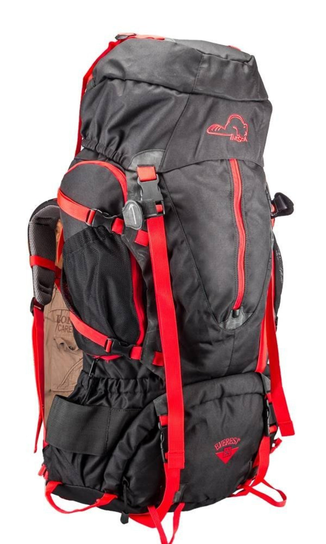 CLIFF CLIMBER EVEREST 80L BACKPACK-RED/BLACK