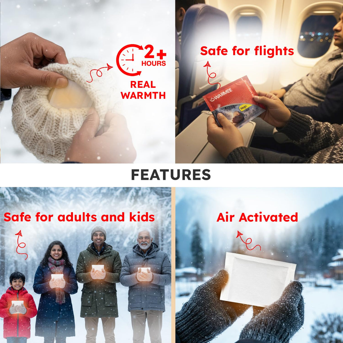 WARMEE MAGIC WINTER WARMERS (PACK OF 20 PCS) - Stepin Adventure #
