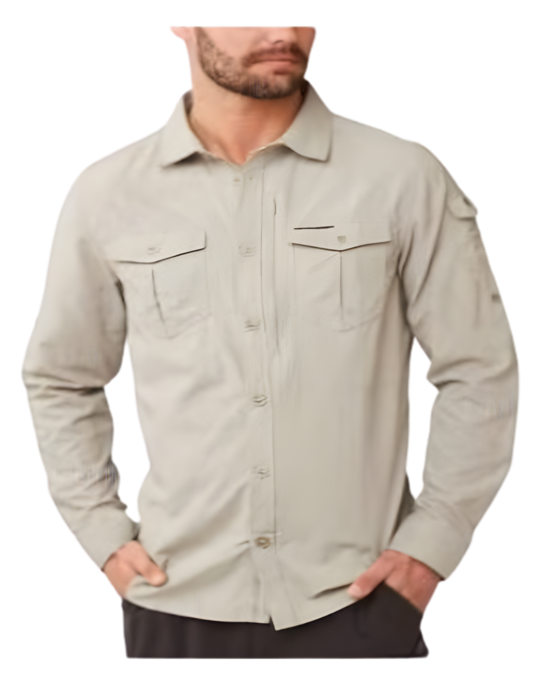 CRAGHOPPERS NOSILIFE ADVENTURE SHIRT PARCHMENT M