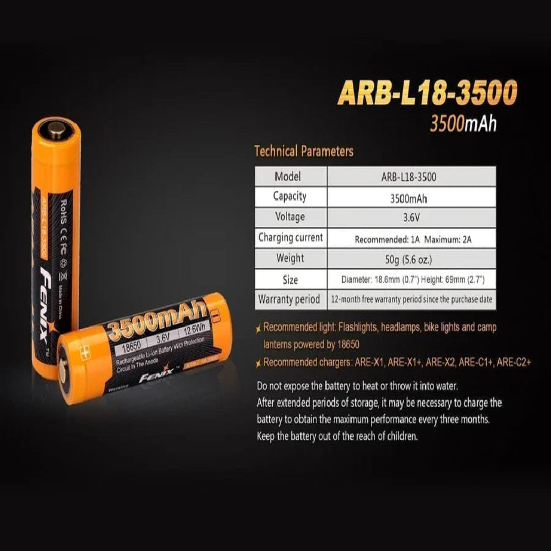 FENIX ARB L-18-3500MAH BATTERY