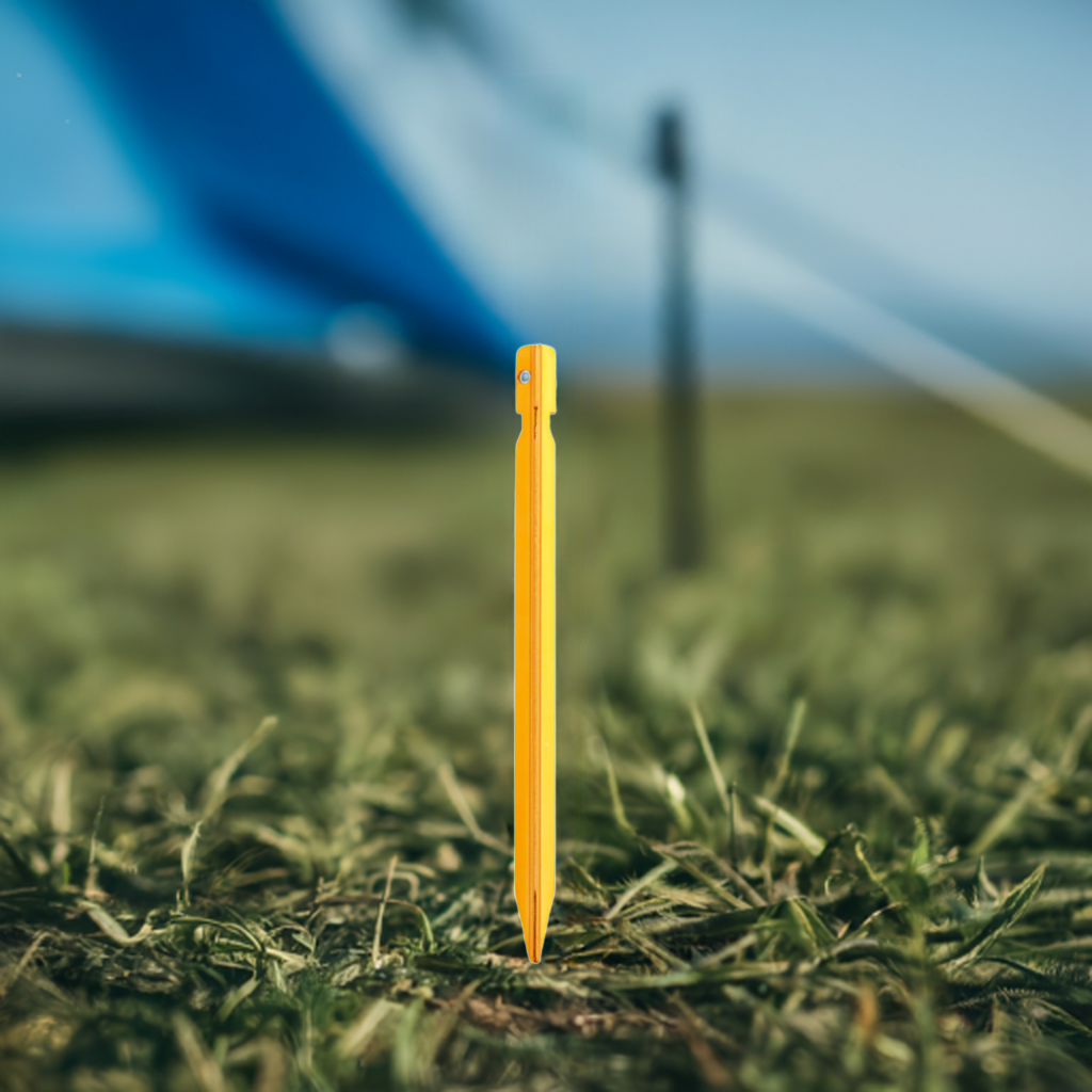 GIPFEL ALUMINIUM RECTANGULAR TENT STAKES (PACK OF 6)