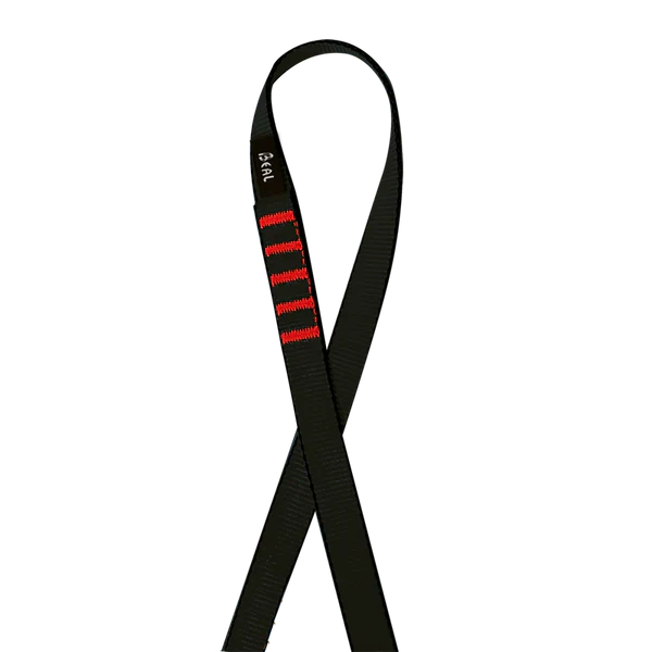 FLAT SLINGS 18MMx120CMx5 BLACK - Stepin Adventure #