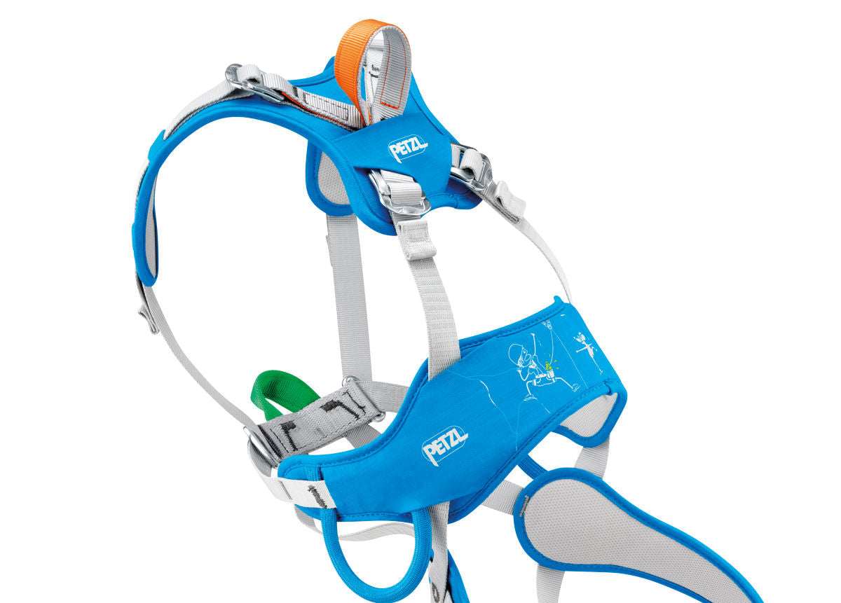 PETZL OUISTITI HARNESS KID BLUE/GREY - Stepin Adventure #