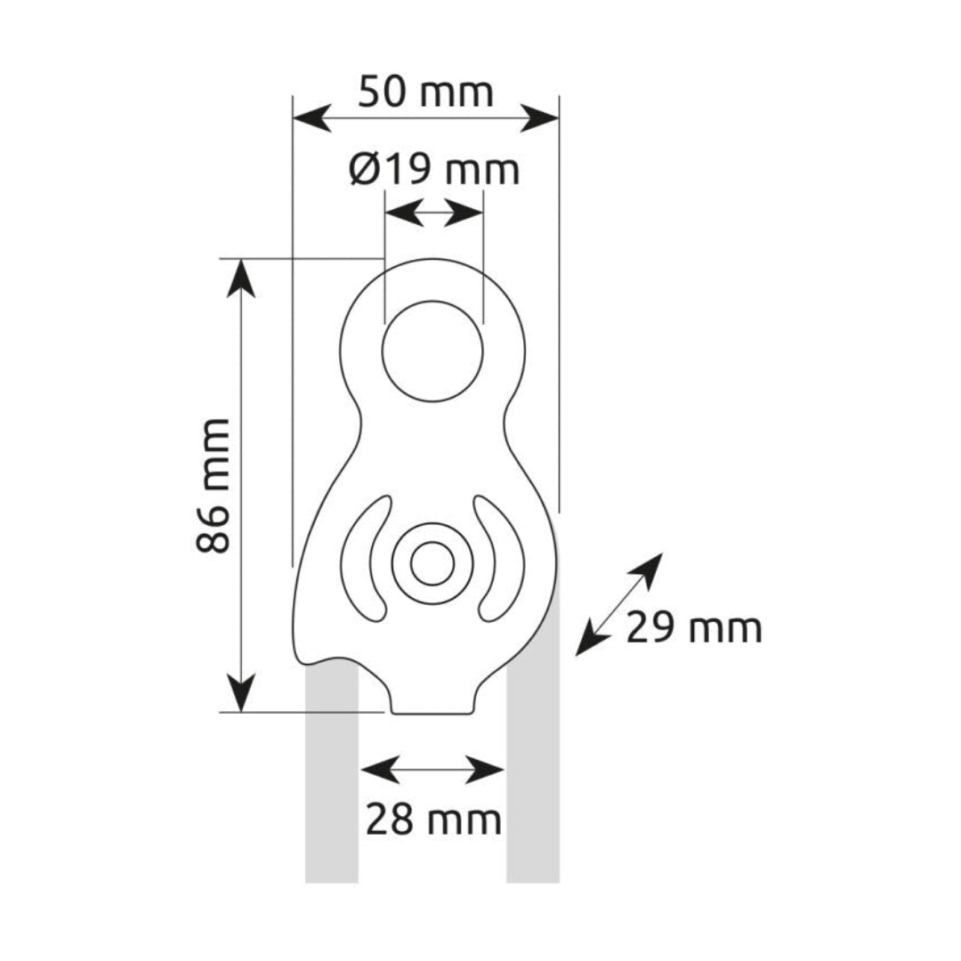 CAMP SPHINX PULLEY-RED