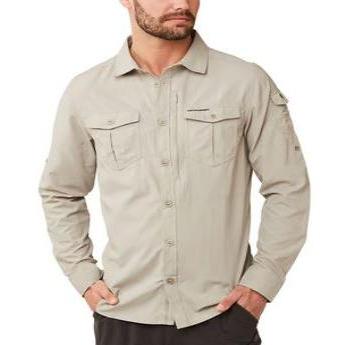 CRAGHOPPERS NOSILIFE ADVENTURE SHIRT PARCHMENT - Stepin Adventure #