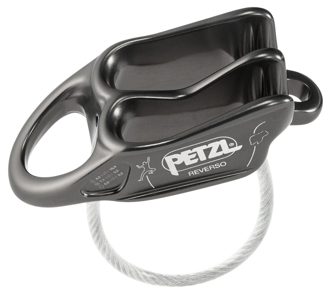 PETZL REVERSO BELAY DEVICE-RED