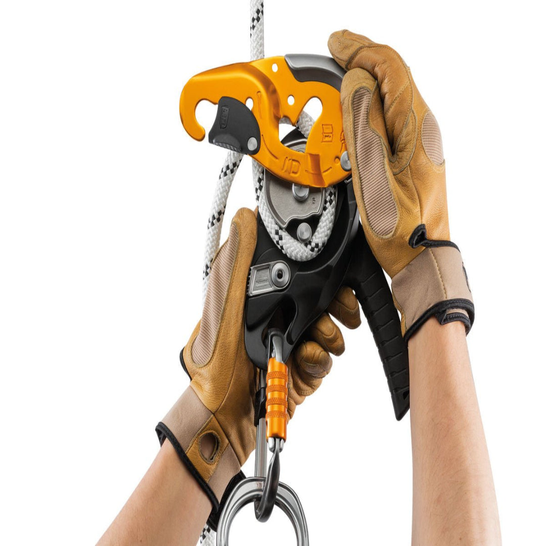 PETZL ID S DESCENDER YELLOW