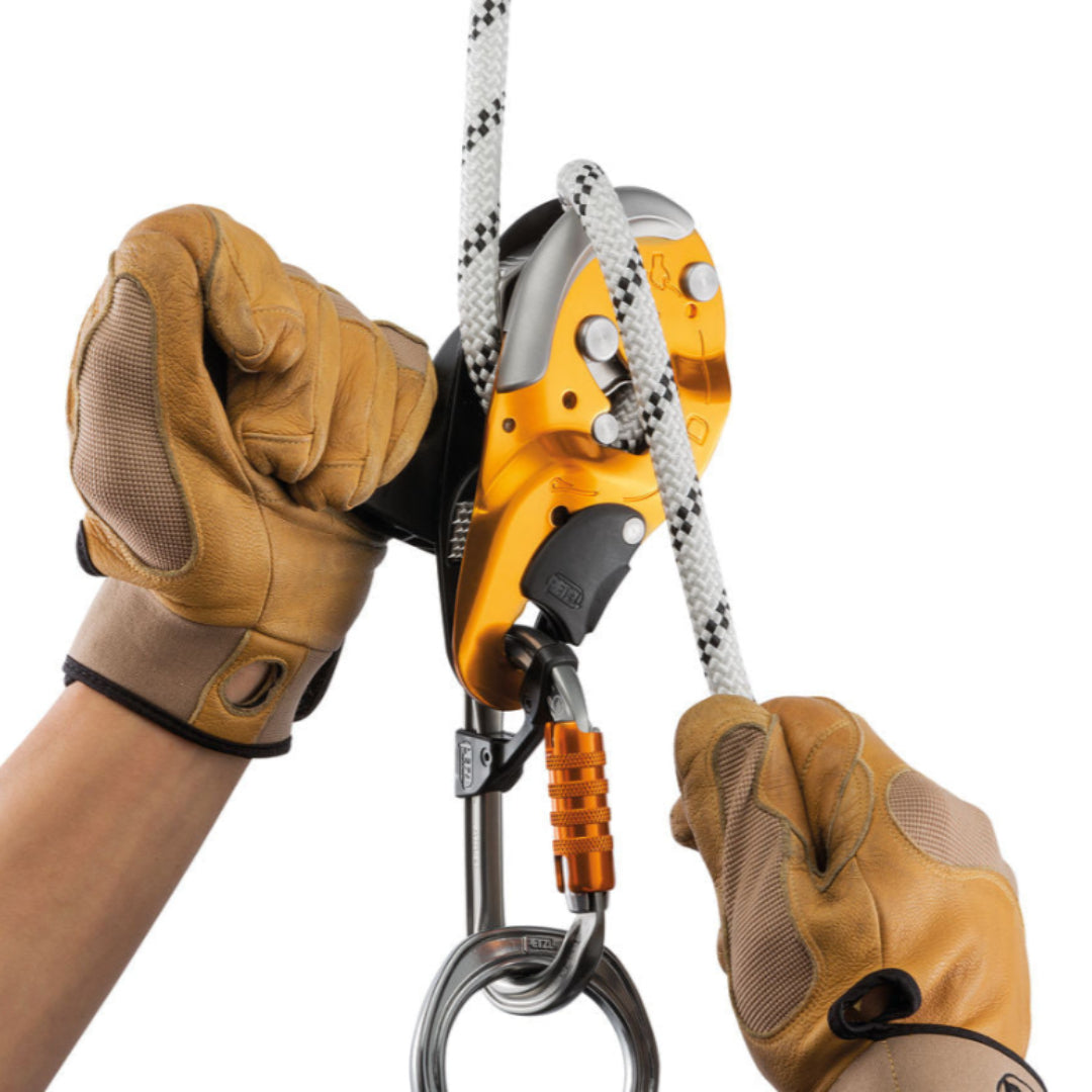 PETZL ID S DESCENDER YELLOW