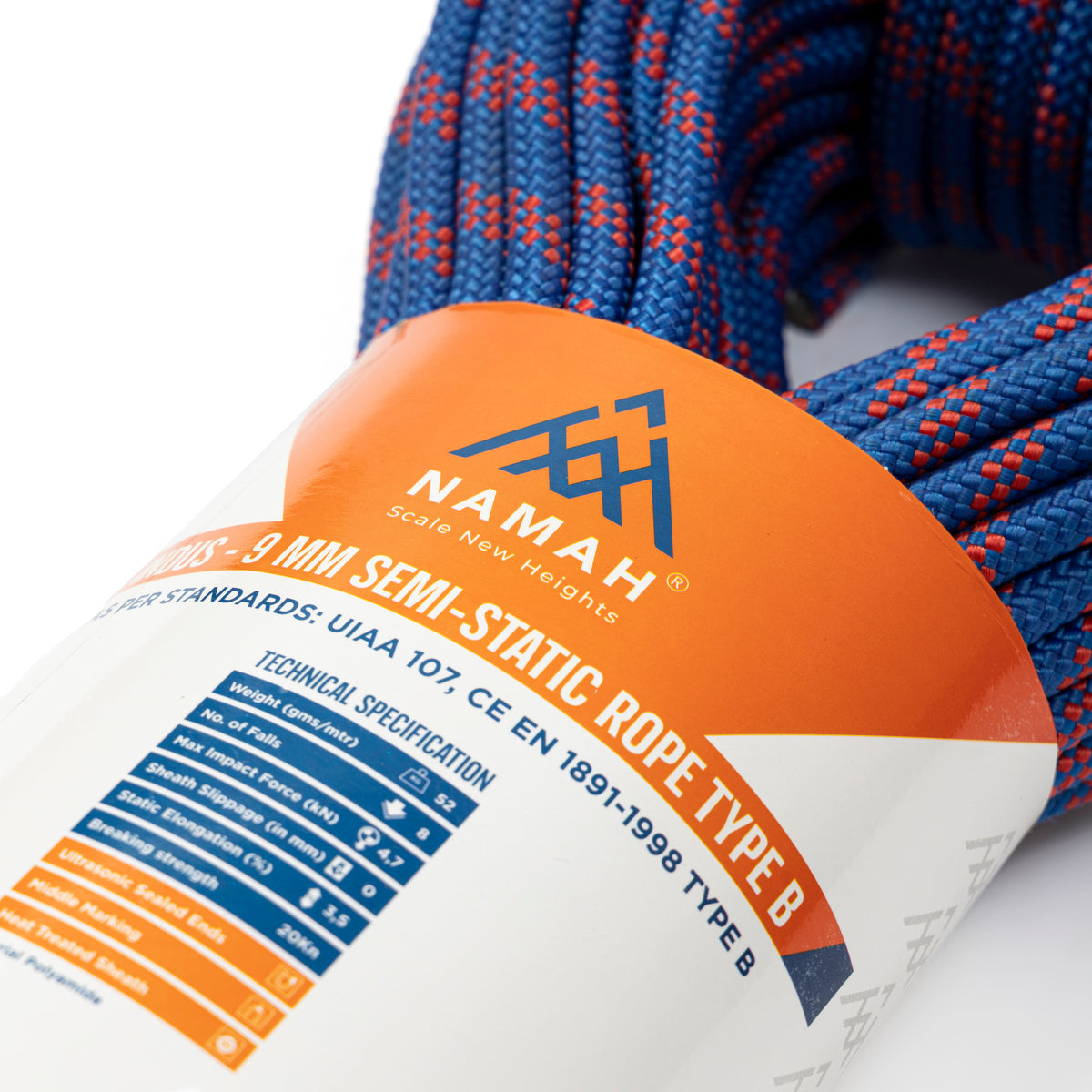 NAMAH STATIC ROPE- INDUS 9.0 MM