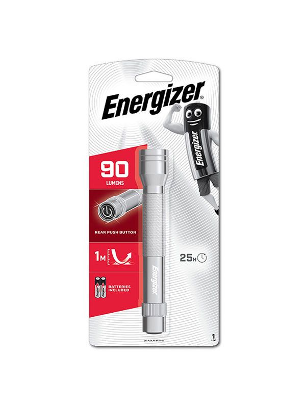 ENERGIZER LED METAL LIGHT TORCH LCM2AA