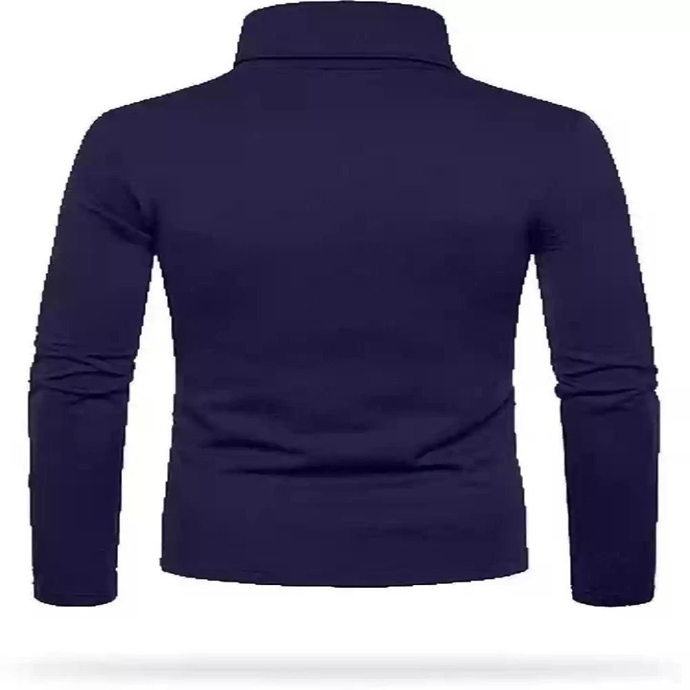 EVEREST HARDWEAR HIGH NECK T SHIRT-BLUE-S - Stepin Adventure #