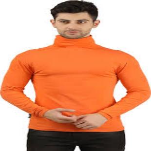 EVEREST HARDWEAR HIGH NECK T SHIRT-ORANGE-S - Stepin Adventure #