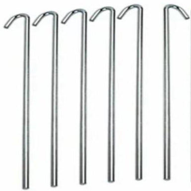 GipfelAluminiumHookGroundAnchorsSetOf6