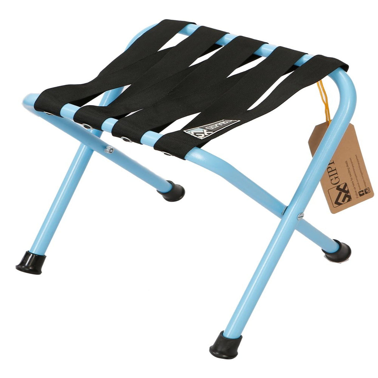 GIPFEL CLASSIC CAMPING STOOL BLUE - Stepin Adventure #