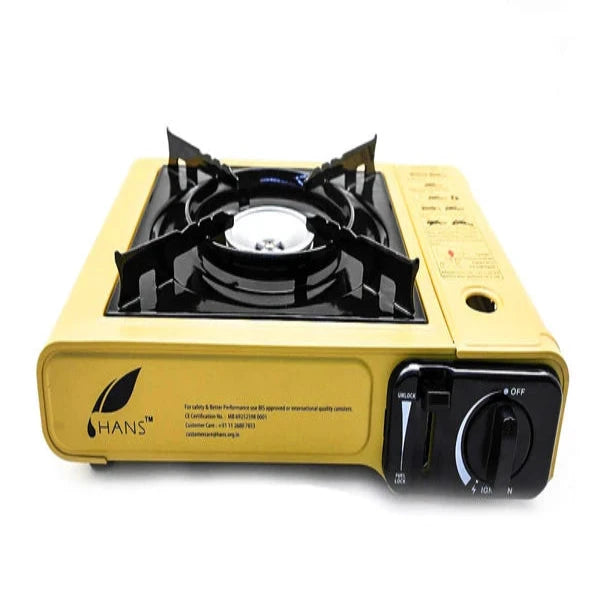 HANS PORTABLE STOVE DUAL OPERATION YELLOW - Stepin Adventure #