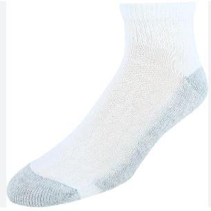 HANS MEN'S ANKLE LENGTH SOCKS(FREE SIZE)-WHITE - Stepin Adventure #