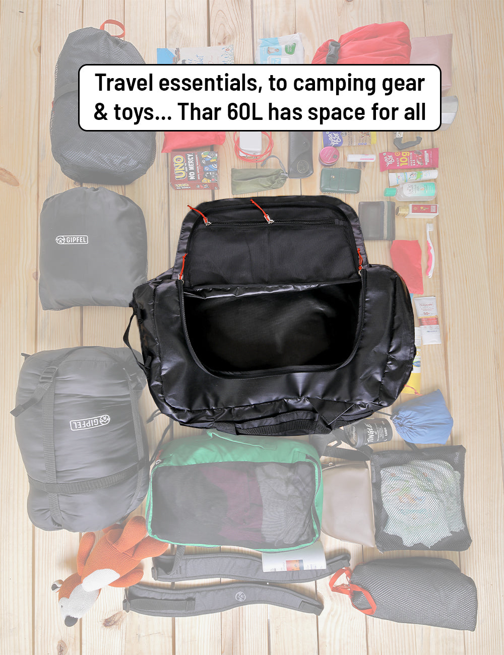 THAR 60L EXPEDITION /DUFFEL BAG