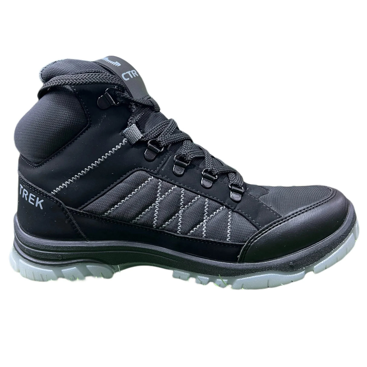 CTR TREK-2 HIGH ANKLE TREKKING SHOES - BLACK