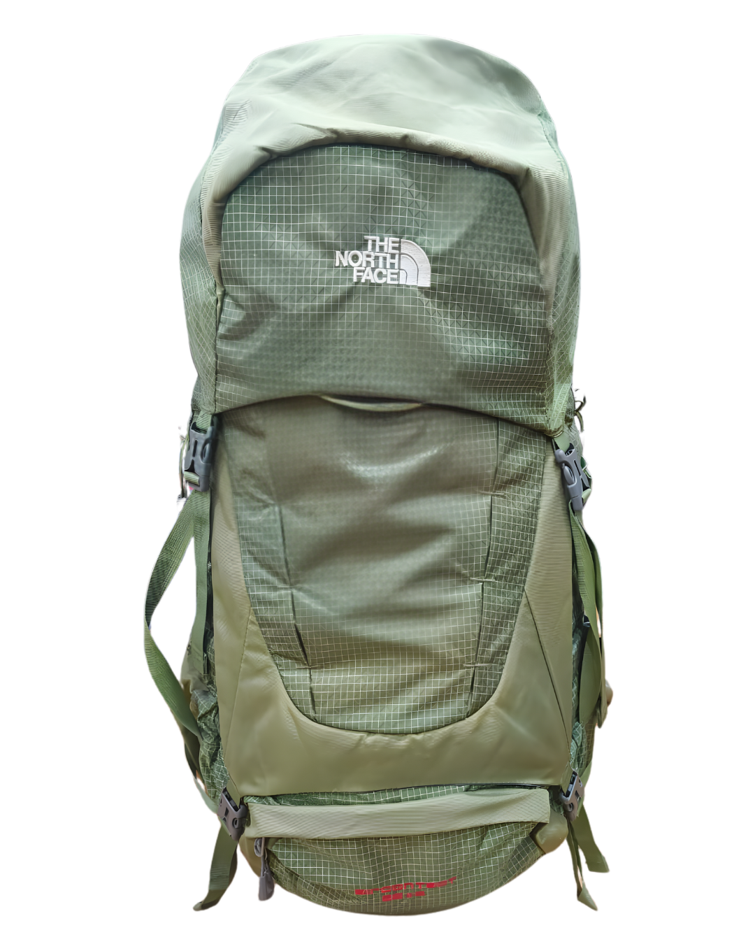 NORTH FACE AIRCONTACT 66+5 RUCKSACK-OLIVE GREEN