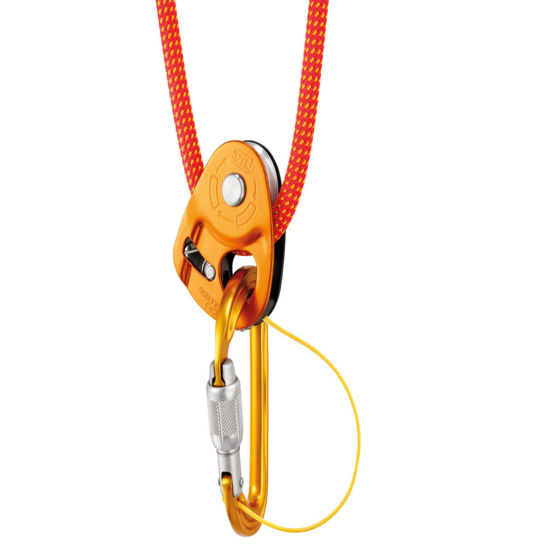PETZL MICRO TRAXION PULLEY ORANGE