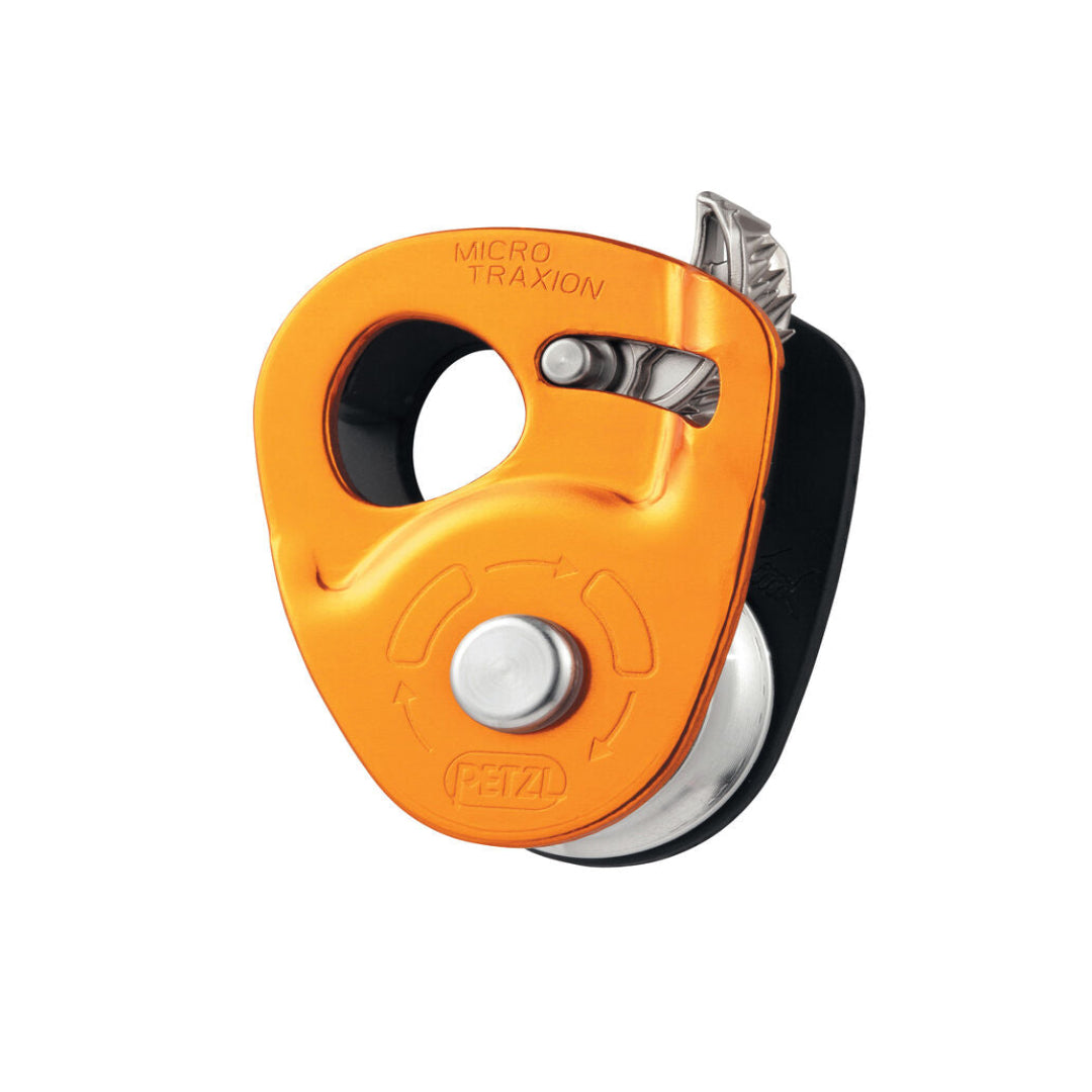 PETZL MICRO TRAXION PULLEY ORANGE