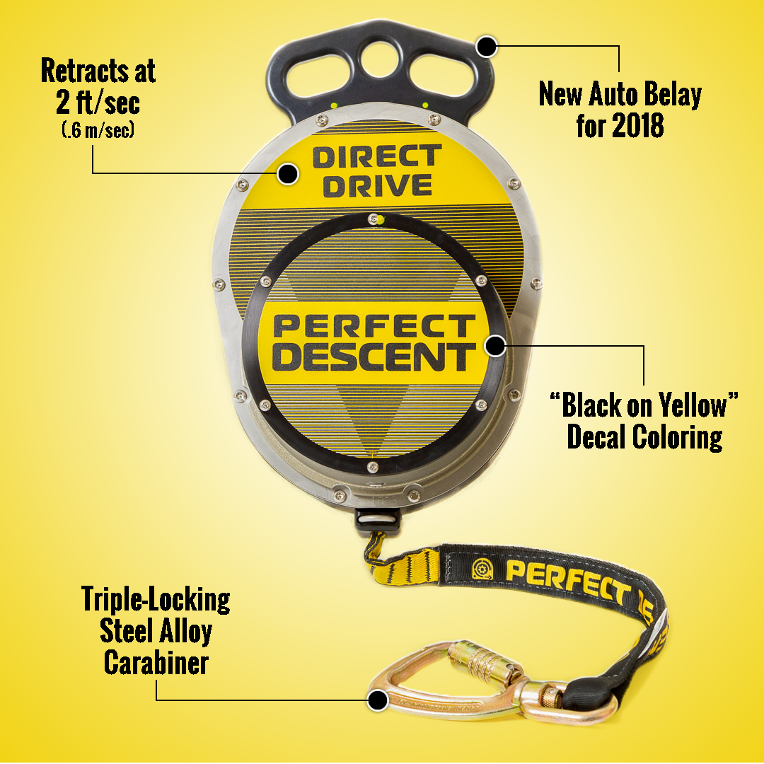PERFECT DESCENT DIRECT DRIVE AUTO BELAY - Stepin Adventure
