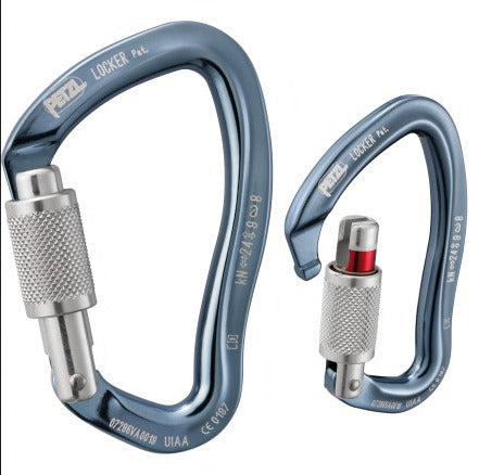 petzl locker screw lock grey