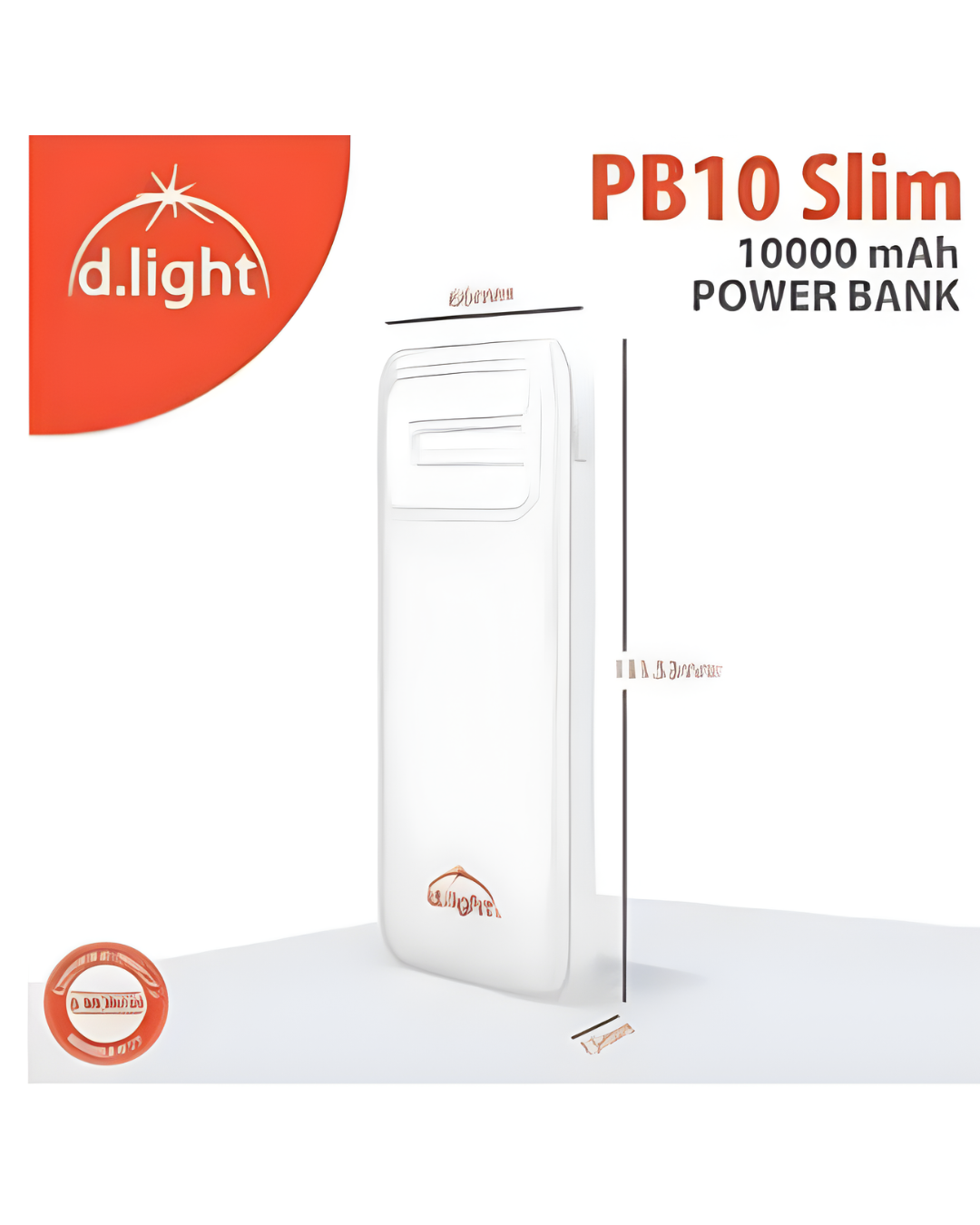 DLIGHT PB10 POWER BANK 10000 MAH